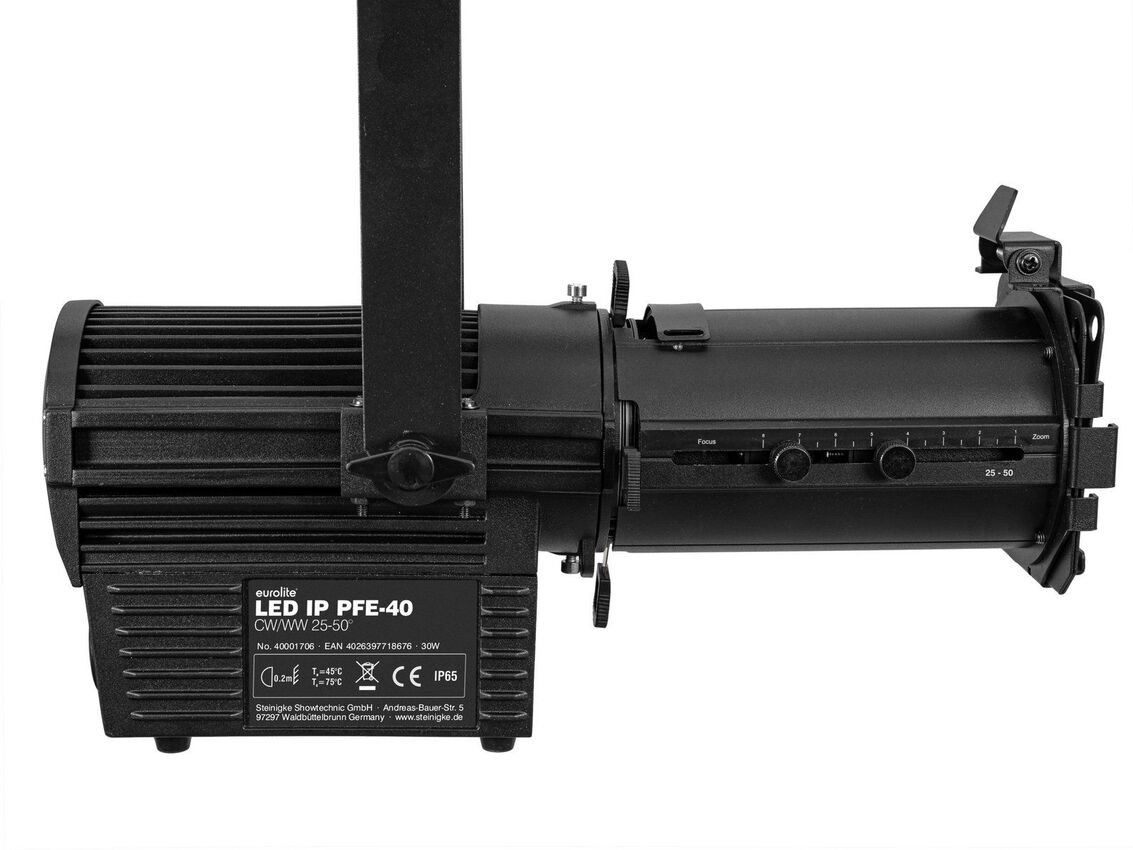 EUROLITE LED IP PFE-40 CW/WW 25-50° - Reflektor Profilowy5 EUROLITE LED IP PFE-40 CW/WW 25-50° - Reflektor Profilowy5