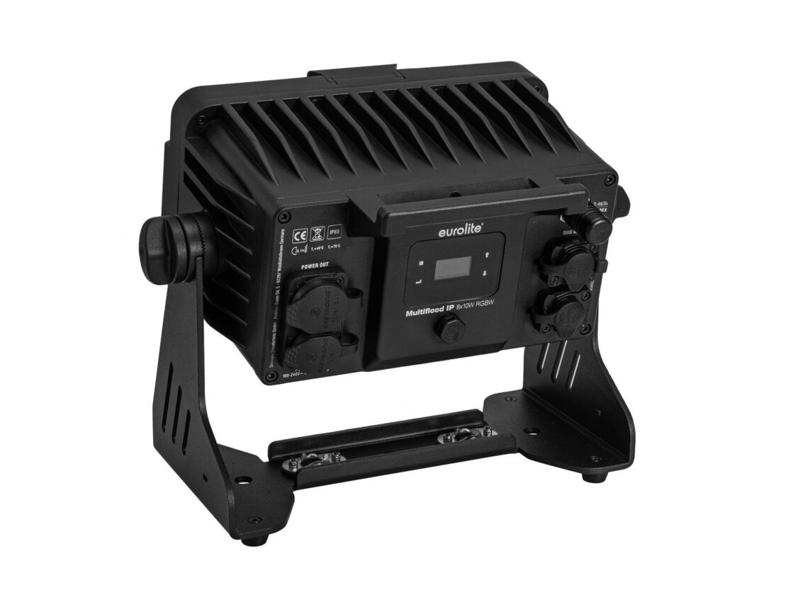 EUROLITE Multiflood IP 8x10W RGBW Wash CRMX - Naświetlacz LED2 EUROLITE Multiflood IP 8x10W RGBW Wash CRMX - Naświetlacz LED2