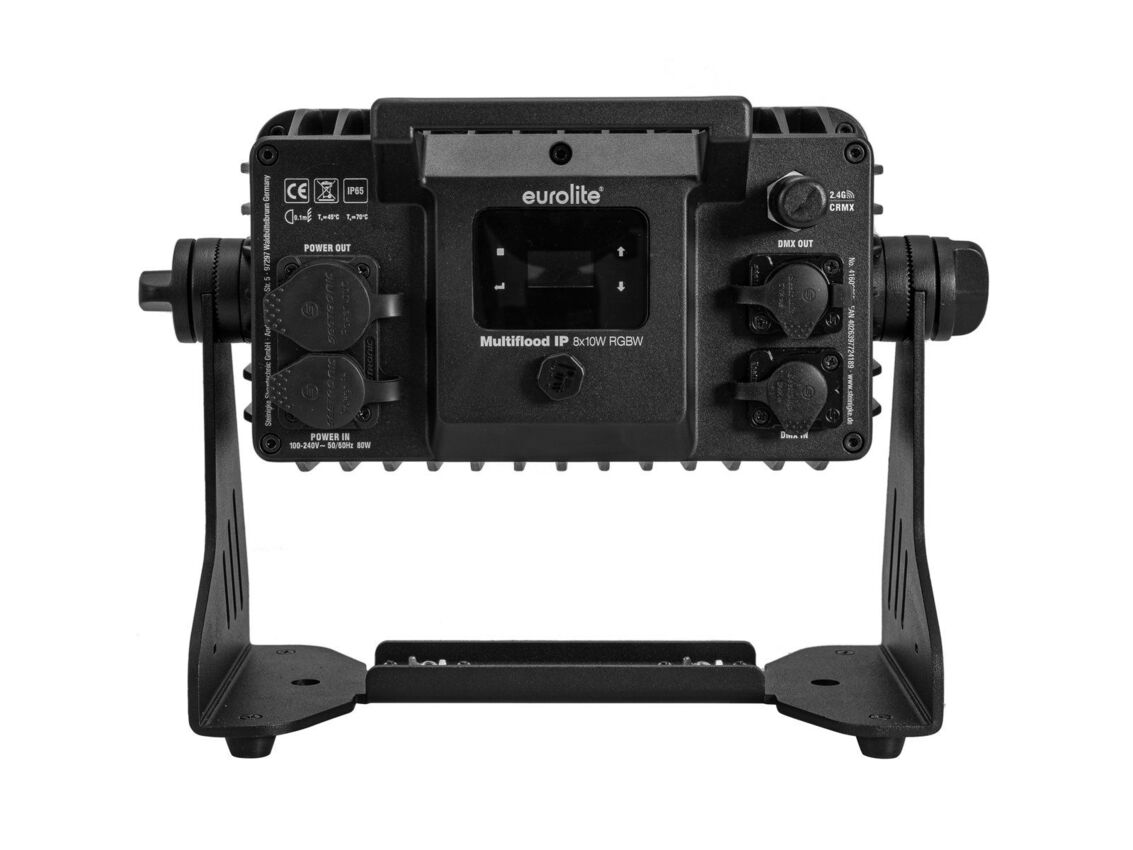 EUROLITE Multiflood IP 8x10W RGBW Wash CRMX - Naświetlacz LED1 EUROLITE Multiflood IP 8x10W RGBW Wash CRMX - Naświetlacz LED1