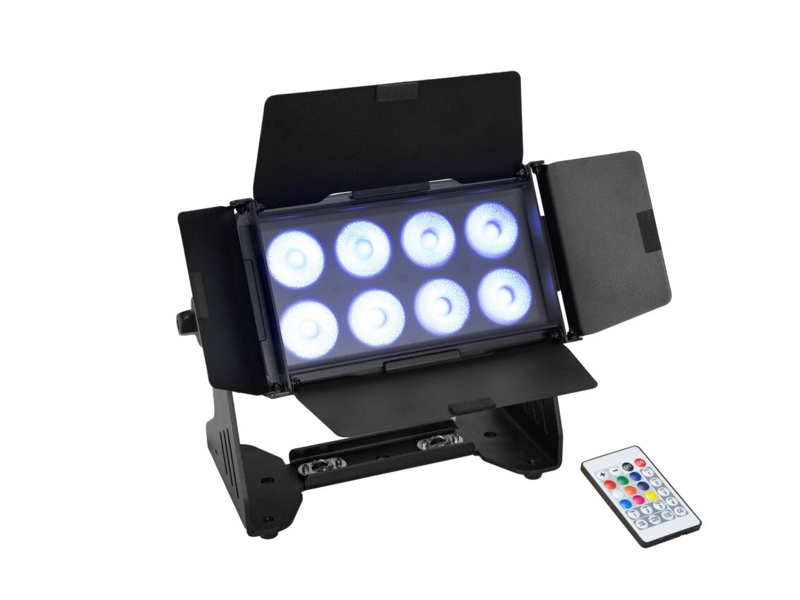 EUROLITE Multiflood IP 8x10W RGBW Wash CRMX - Naświetlacz LED EUROLITE Multiflood IP 8x10W RGBW Wash CRMX - Naświetlacz LED
