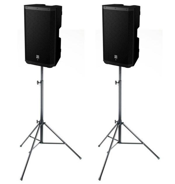 Electro-Voice 2x ZLX-12P-G2 - kolumna aktywna (para) + statywy