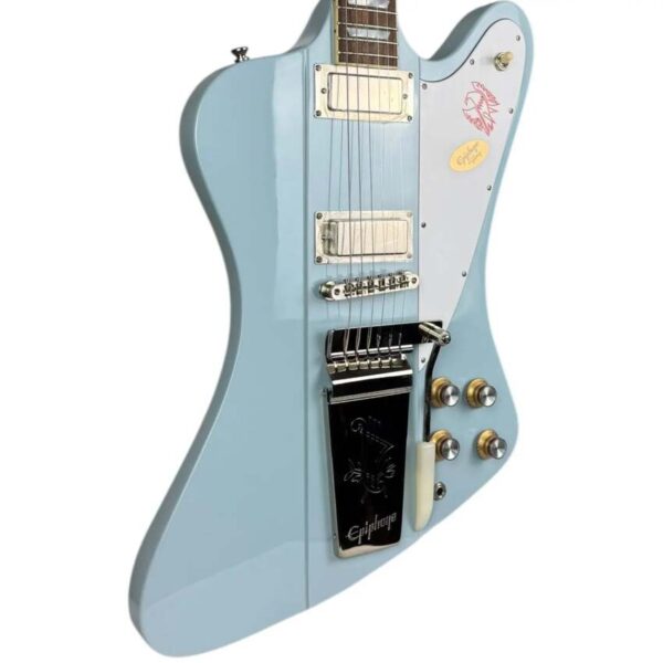 Epiphone 1963 Firebird V Vibrola Maestro 2024 - Frost Blue0