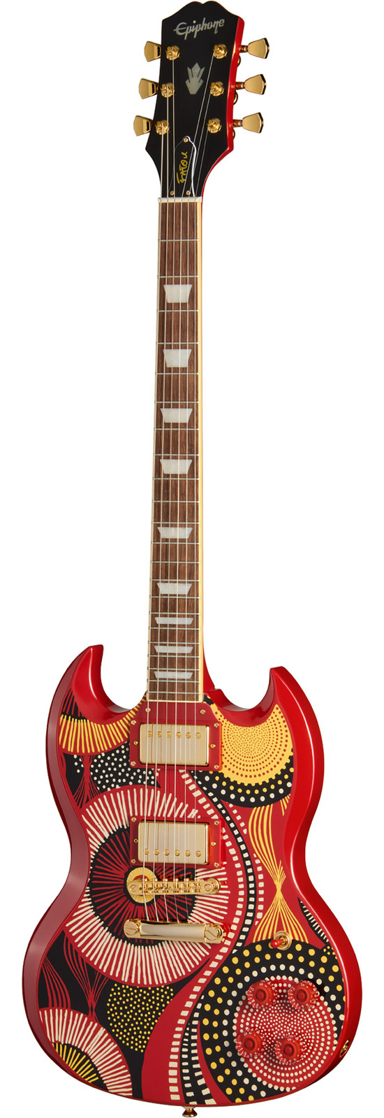 Epiphone Fatoumata Diawara SG Ember Red w/Graphic gitara elektryczna