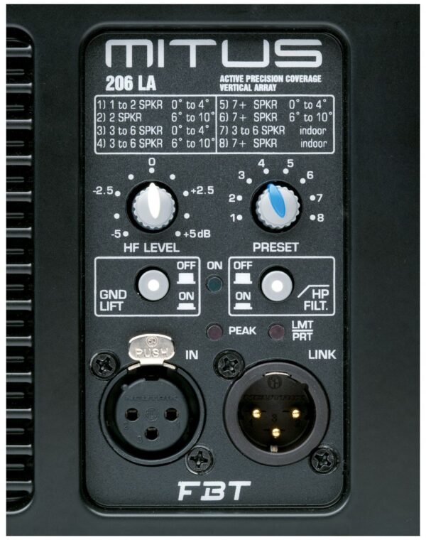 FBT Mitus 206 LA - aktywna kolumna systemu liniowego 900 Watt0