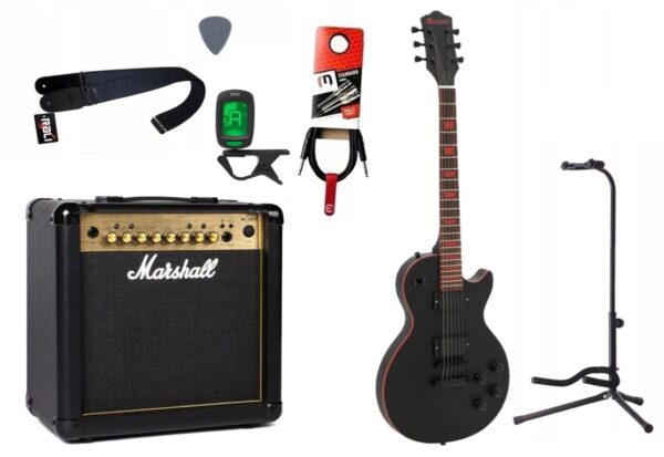 Gitara elektryczna Dimavery LP-800 + wzmacniacz - zestaw 1430