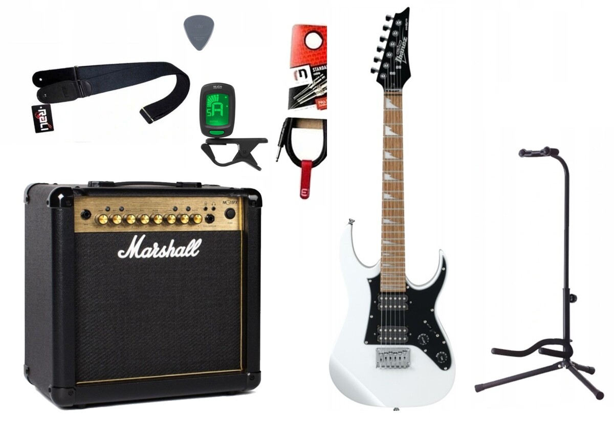 Gitara elektryczna Ibanez GRGM21 + wzmacniacz - zestaw 1409 Gitara elektryczna Ibanez GRGM21 + wzmacniacz - zestaw 1409