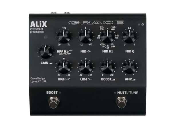 Grace Design ALiX - Instrument Preamp / DI, black