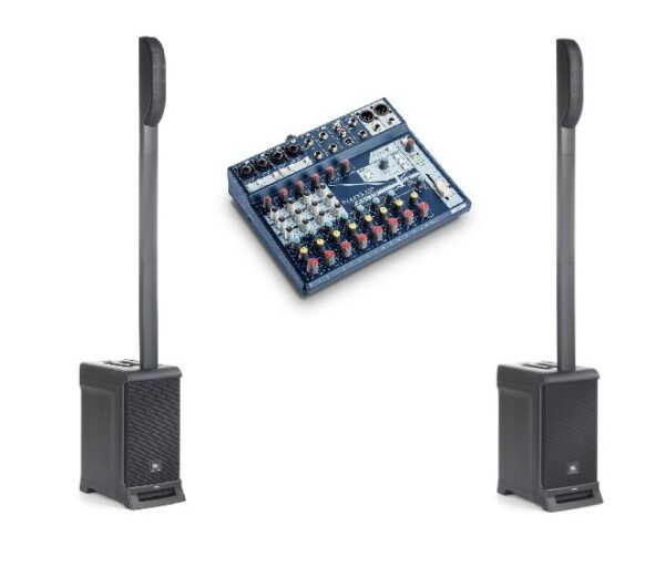 JBL 2x IRX ONE + Soundcraft Notepad 12FX - zestaw nagłośnieniowy