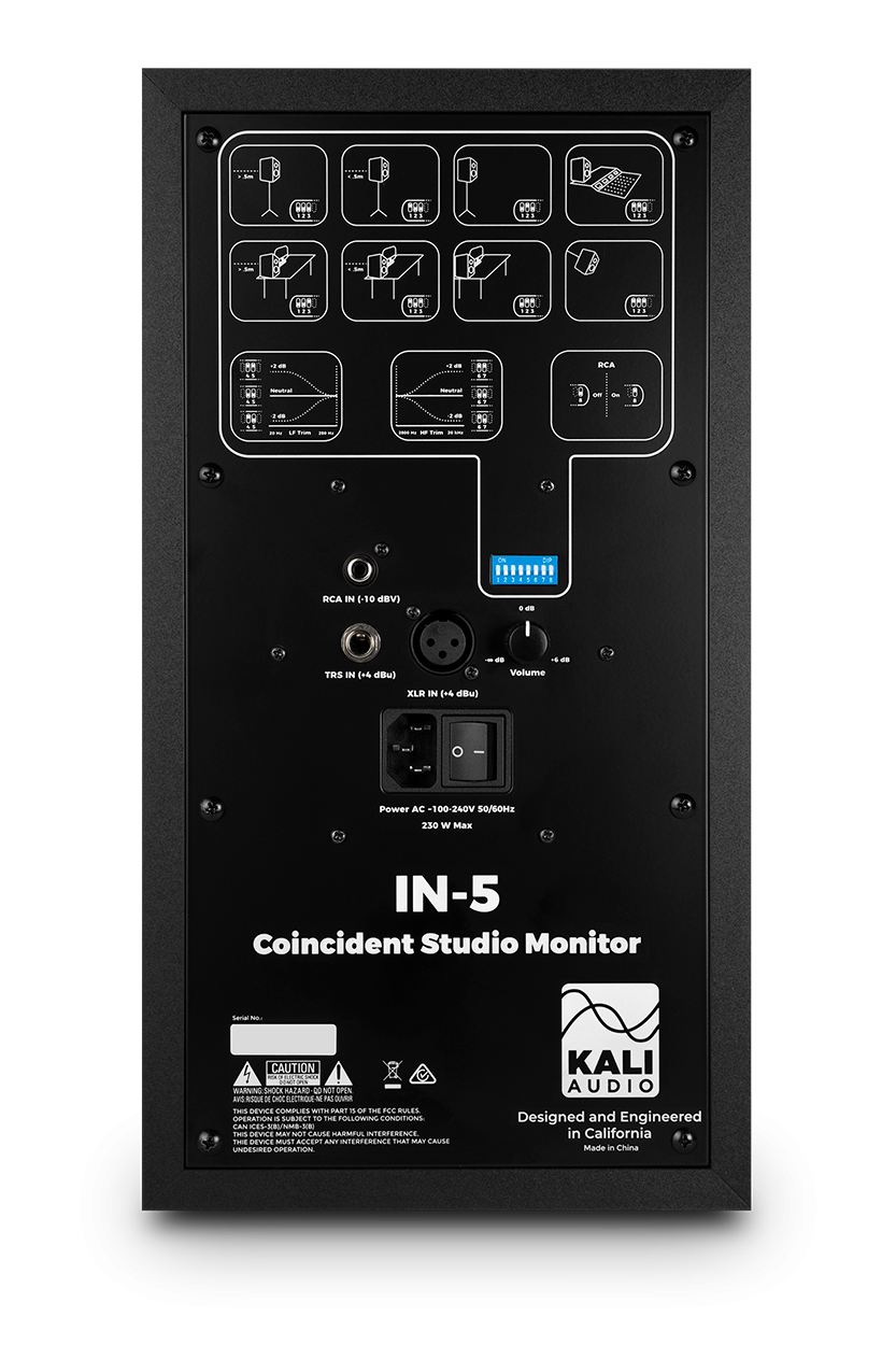 Kali Audio 2x IN-5 - monitor studyjny aktywny (para)3 Kali Audio 2x IN-5 - monitor studyjny aktywny (para)3