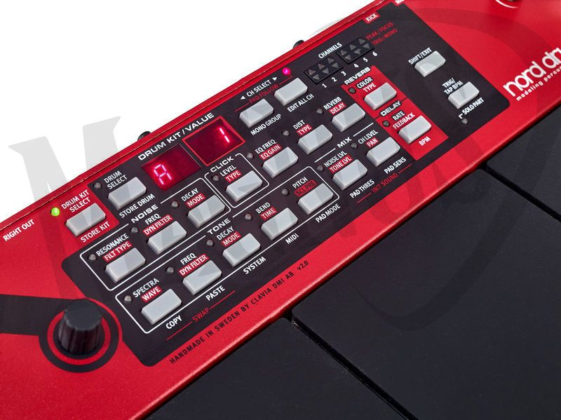 Nord Drum 3P - 6 - kanałowy wirtualny analogowy syntezator perkusyjny - ekspozycja2 Nord Drum 3P - 6 - kanałowy wirtualny analogowy syntezator perkusyjny - ekspozycja2