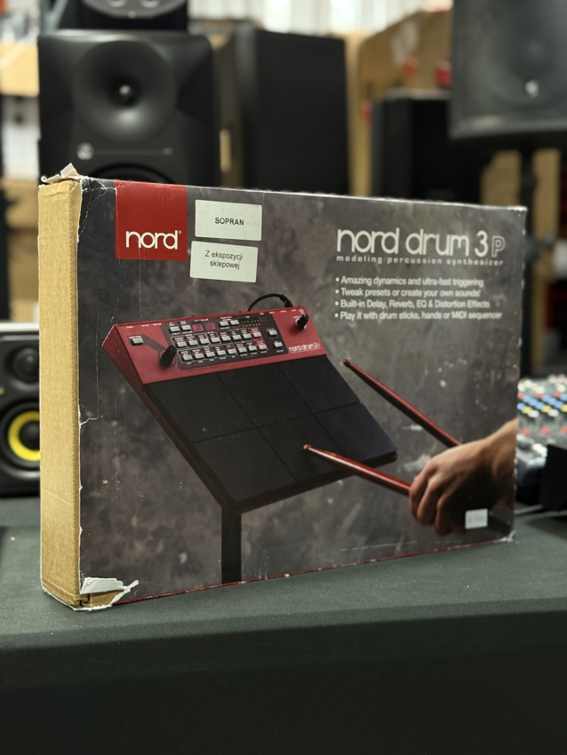 Nord Drum 3P - 6 - kanałowy wirtualny analogowy syntezator perkusyjny - ekspozycja5 Nord Drum 3P - 6 - kanałowy wirtualny analogowy syntezator perkusyjny - ekspozycja5