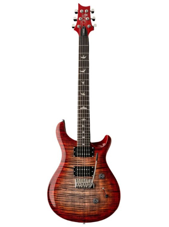 PRS SE Custom 24 Charcoal Cherry Burst