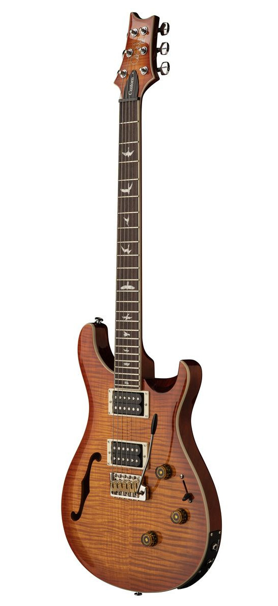 PRS SE Custom 24 Semi Hollow Piezo Vintage Sunburst - gitara elektryczna0