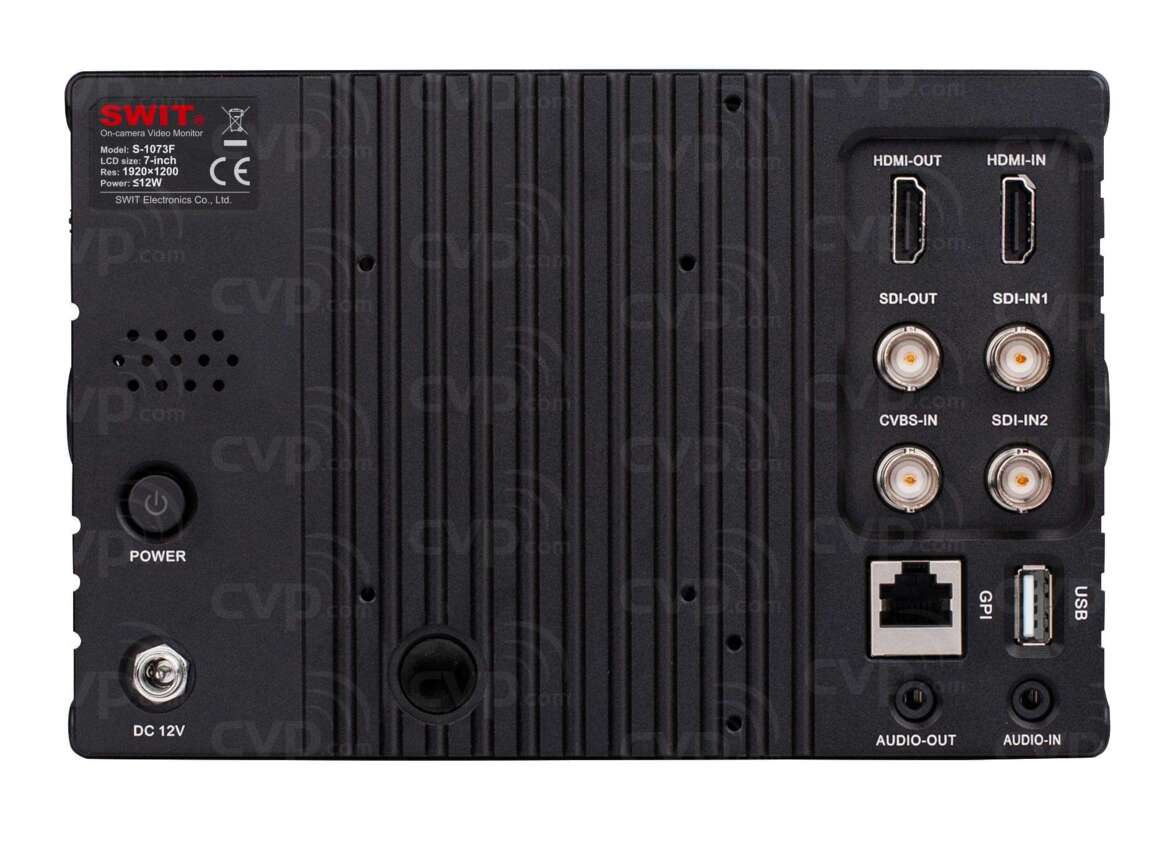SWIT S-1073F 7" monitor FHD HDSDI HDMI CV0 SWIT S-1073F 7" monitor FHD HDSDI HDMI CV0