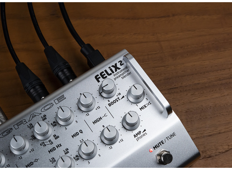 Grace Design FELIX 2 - Instrument Preamp / EQ / DI, silver4 Grace Design FELIX 2 - Instrument Preamp / EQ / DI, silver4