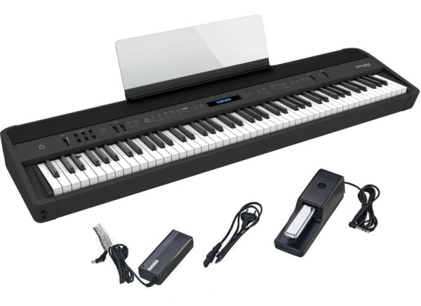 ROLAND FP-90X czarne ZESTAW STATYW + PEDAŁY0