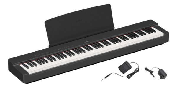YAMAHA P-225 bk ZESTAW STATYW + PEDAŁY0
