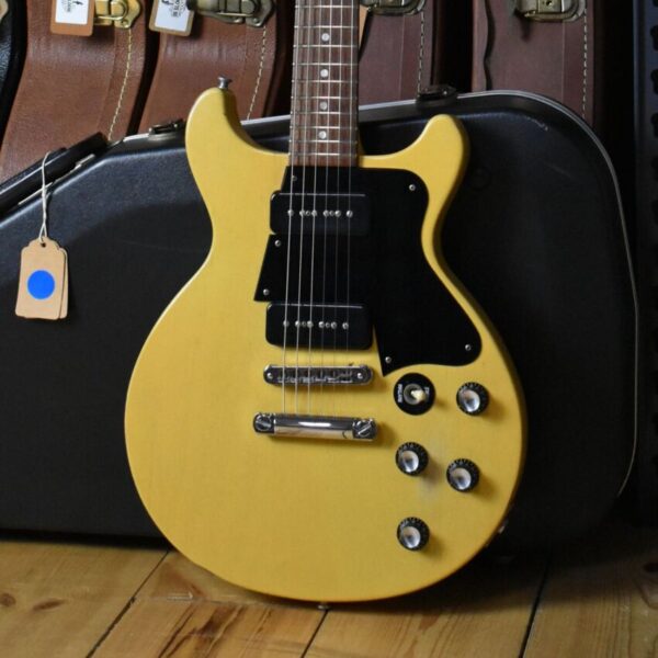2005 Gibson USA Les Paul Special Faded Double Cutaway Worn TV Yellow