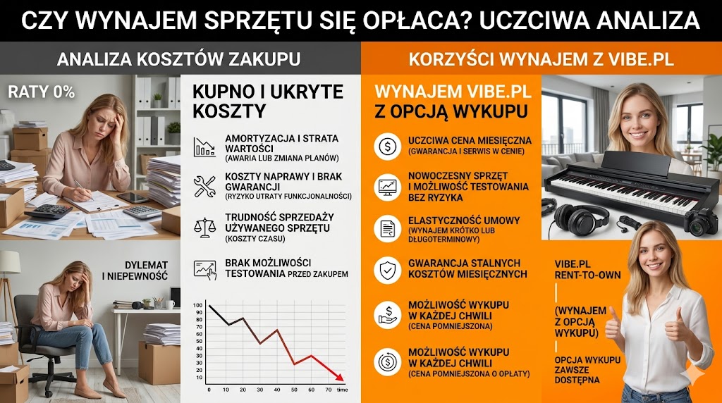 Czy wynajem sprzętu się opłaca? Uczciwa analiza