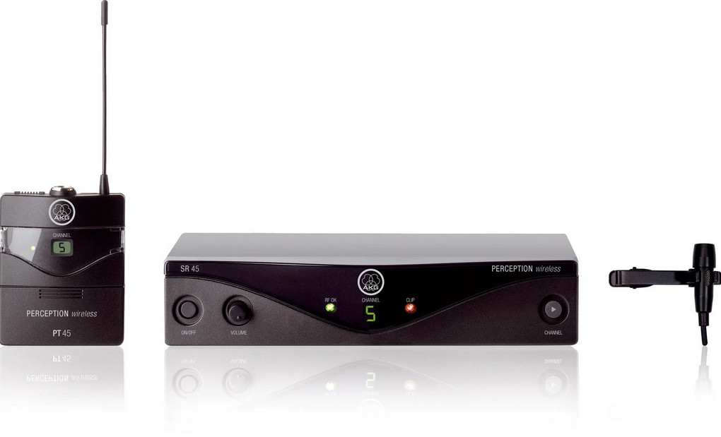 AKG WMS45 Presenter Set - zestaw bezprzewodowy z mikrofonem lavalier AKG WMS45 Presenter Set - zestaw bezprzewodowy z mikrofonem lavalier