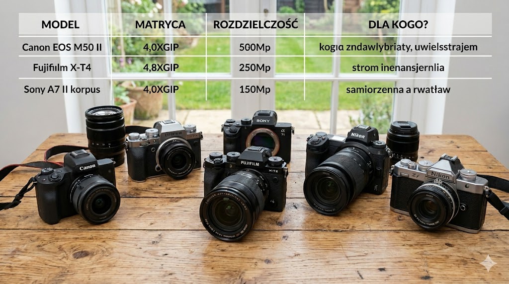 Aparat bezlusterkowy — jaki wybrać do zdjęć plenerowych i portretowych?