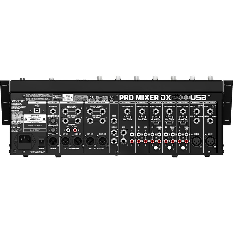 Behringer DX2000USB - Mikser DJ0 Behringer DX2000USB - Mikser DJ0