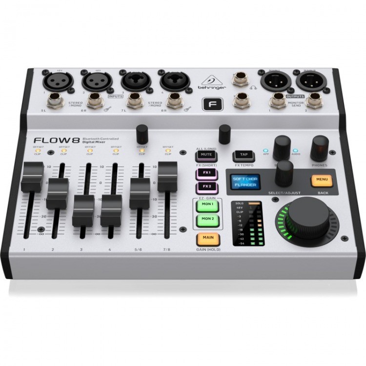 Behringer FLOW 8 - mikser cyfrowy do podcastów0 Behringer FLOW 8 - mikser cyfrowy do podcastów0
