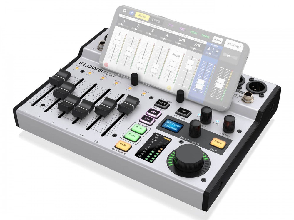 Behringer FLOW 8 - mikser cyfrowy do podcastów4 Behringer FLOW 8 - mikser cyfrowy do podcastów4