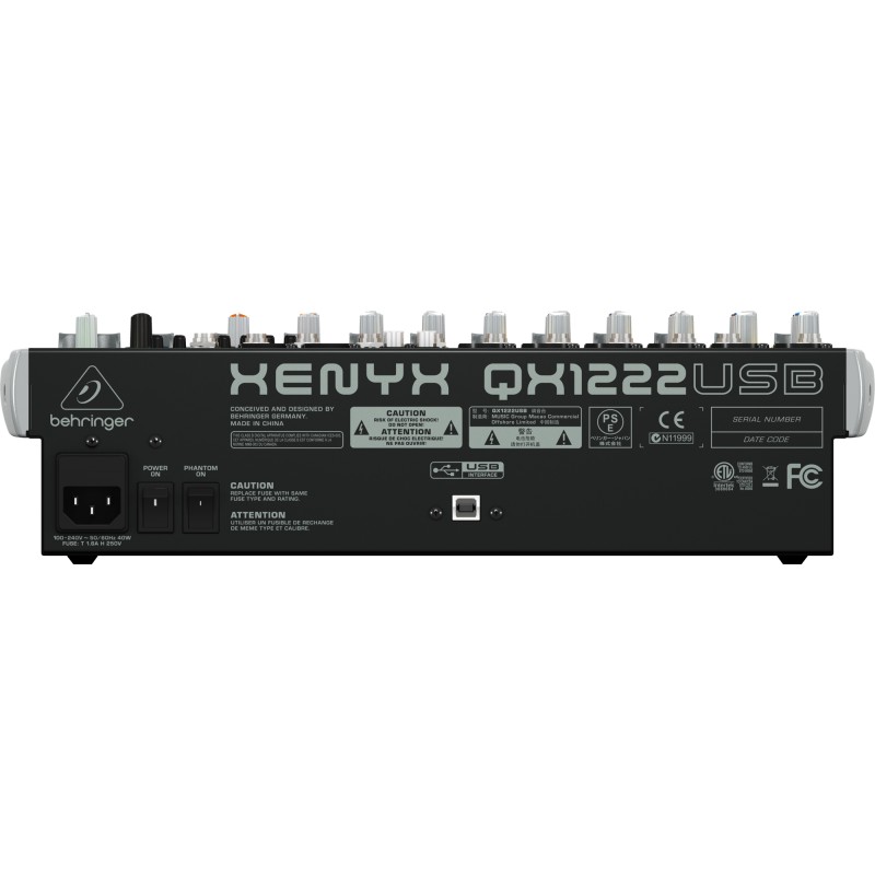 Behringer QX1222USB - Mikser audio1 Behringer QX1222USB - Mikser audio1