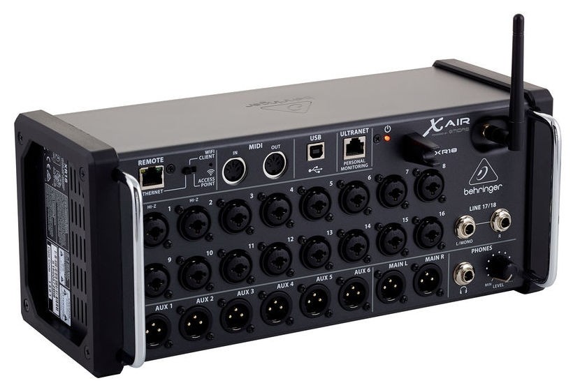 Behringer X AIR XR18 - 18-kanałowy mikser cyfrowy z WiFi2 Behringer X AIR XR18 - 18-kanałowy mikser cyfrowy z WiFi2