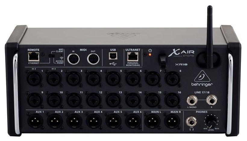 Behringer X AIR XR18 - 18-kanałowy mikser cyfrowy z WiFi1 Behringer X AIR XR18 - 18-kanałowy mikser cyfrowy z WiFi1