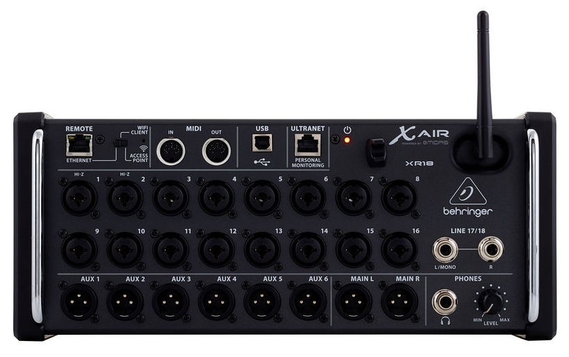 Behringer X AIR XR18 - 18-kanałowy mikser cyfrowy z WiFi4 Behringer X AIR XR18 - 18-kanałowy mikser cyfrowy z WiFi4