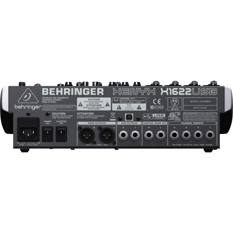 Behringer X1622USB - Mikser audio1 Behringer X1622USB - Mikser audio1