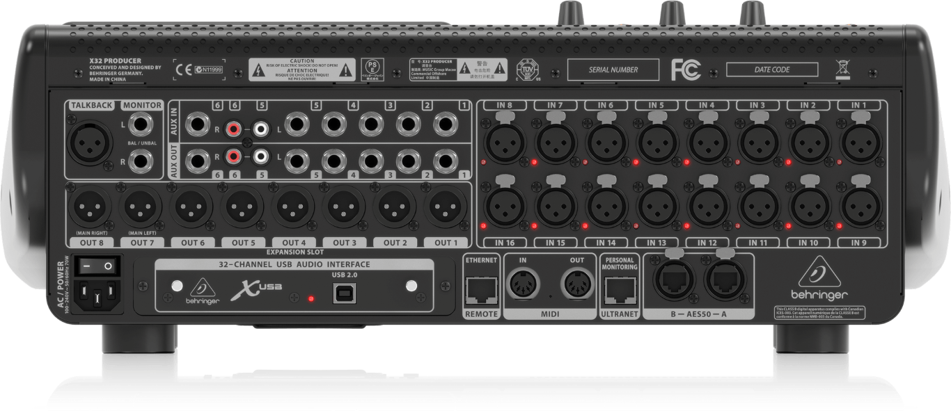 Behringer X32 PRODUCER - mikser cyfrowy3 Behringer X32 PRODUCER - mikser cyfrowy3