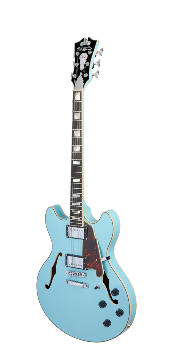 D'Angelico Premier DC Sky Blue - gitara elektryczna0