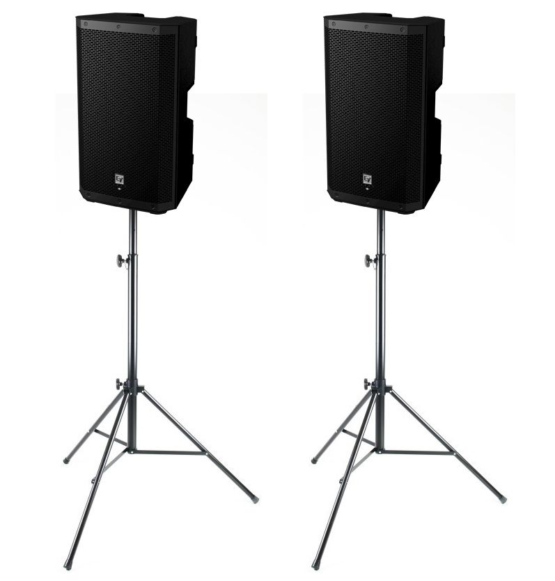 Electro-Voice 2x ZLX-15P-G2 - kolumna aktywna (para) + statywy Electro-Voice 2x ZLX-15P-G2 - kolumna aktywna (para) + statywy