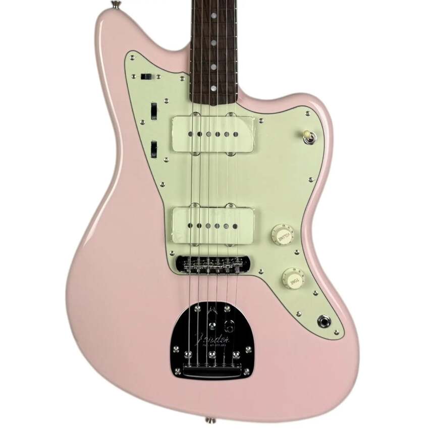 Fender Japan FSR Traditional II 60s Jazzmaster 2025 - Shell Pink Matching Headstock Fender Japan FSR Traditional II 60s Jazzmaster 2025 - Shell Pink Matching Headstock