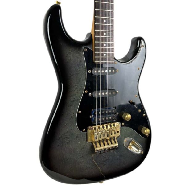Fender Japan STR-80R Stratocaster 1986-1987 - Black Burst0