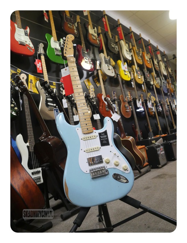 Fender LTD Vintera Road Worn 50s Stratocaster HSS SBL | Gitara elektryczna1 Fender LTD Vintera Road Worn 50s Stratocaster HSS SBL | Gitara elektryczna1