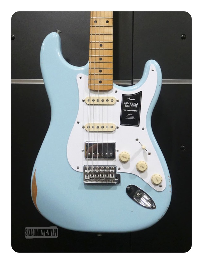 Fender LTD Vintera Road Worn 50s Stratocaster HSS SBL | Gitara elektryczna Fender LTD Vintera Road Worn 50s Stratocaster HSS SBL | Gitara elektryczna