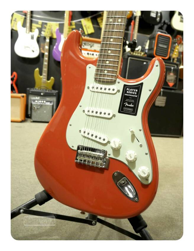 Fender Player Stratocaster SSS PF FRD| Gitara elektryczna0 Fender Player Stratocaster SSS PF FRD| Gitara elektryczna0