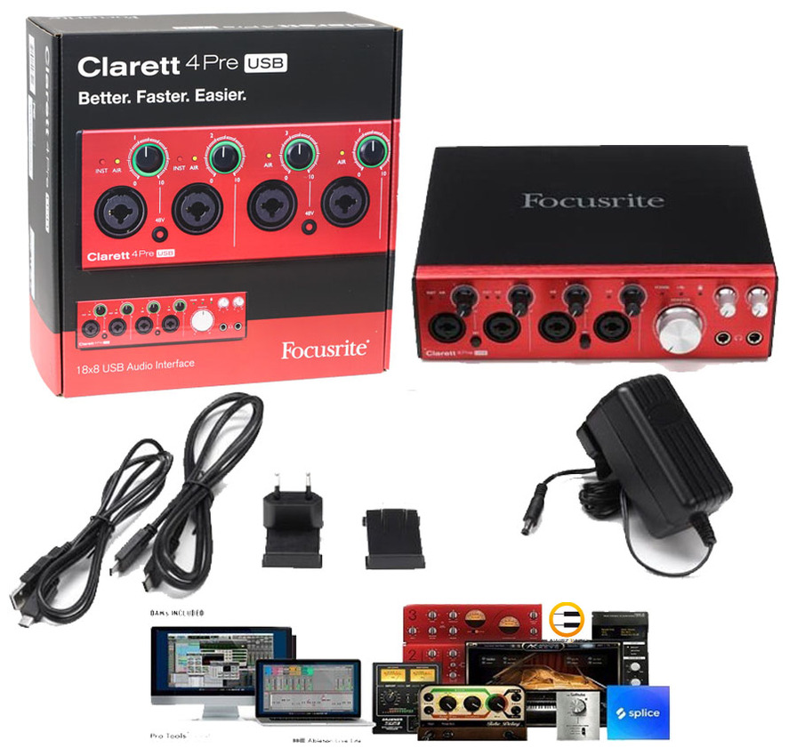 Focusrite Clarett 4 Pre USB Focusrite Clarett 4 Pre USB