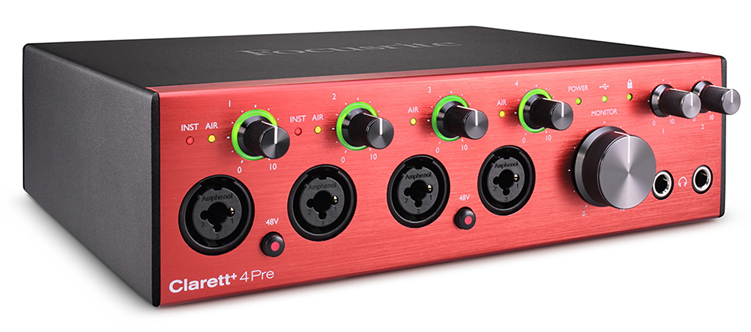 Focusrite Clarett+ 4Pre0 Focusrite Clarett+ 4Pre0