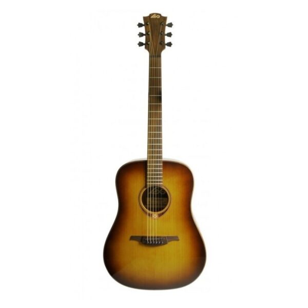 Gitara akustyczna Lag T118D-BRS + pokrowiec + tuner + kostki - zestaw 15460