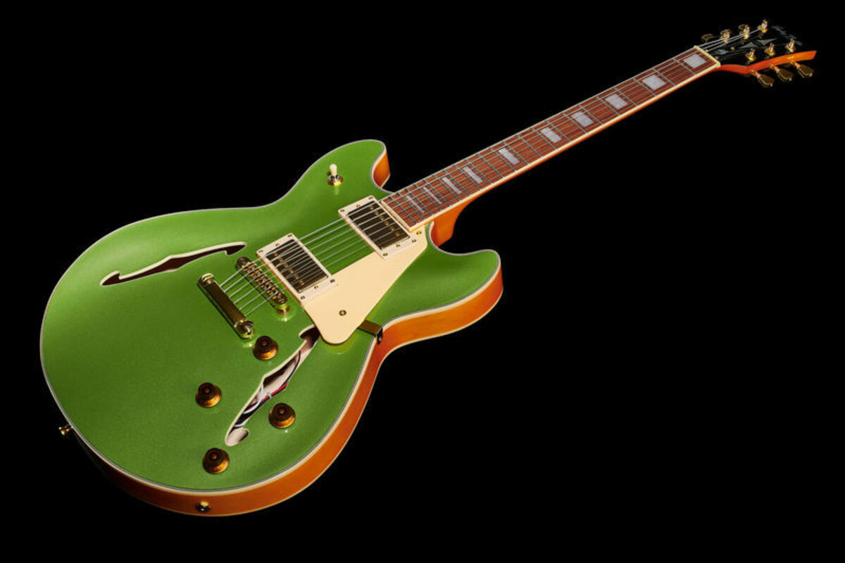 Gitara elektryczna Harley Benton HB-35Plus Metallic Green Gitara elektryczna Harley Benton HB-35Plus Metallic Green