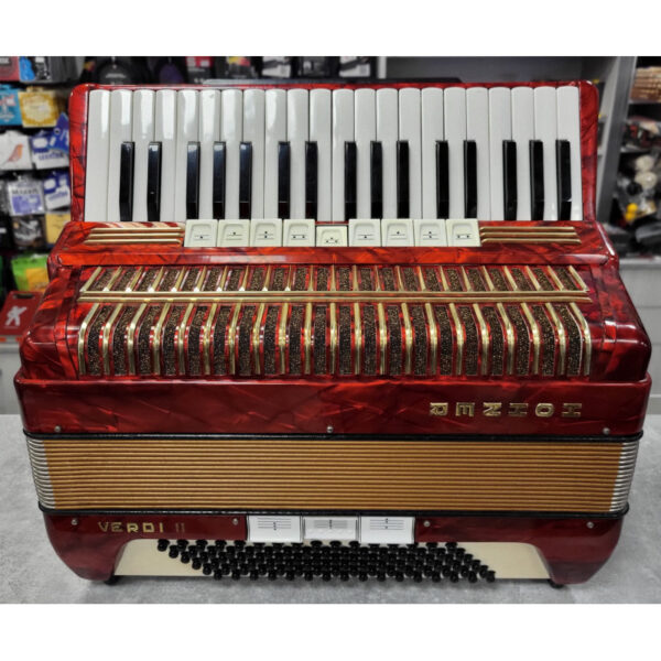 Hohner VERDI II - Akordeon 96 bas 3-chórowy dyskant, z futerałem i szelkami