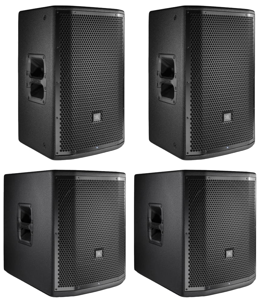 JBL PRX812 + PRX815XLF – zestaw aktywnego nagłośnienia 2.2 JBL PRX812 + PRX815XLF – zestaw aktywnego nagłośnienia 2.2