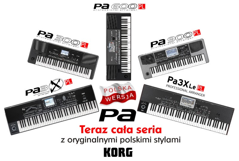 KORG PA300 PL - profesjonalny aranżer PA-300, PA 300 PL6 KORG PA300 PL - profesjonalny aranżer PA-300, PA 300 PL6