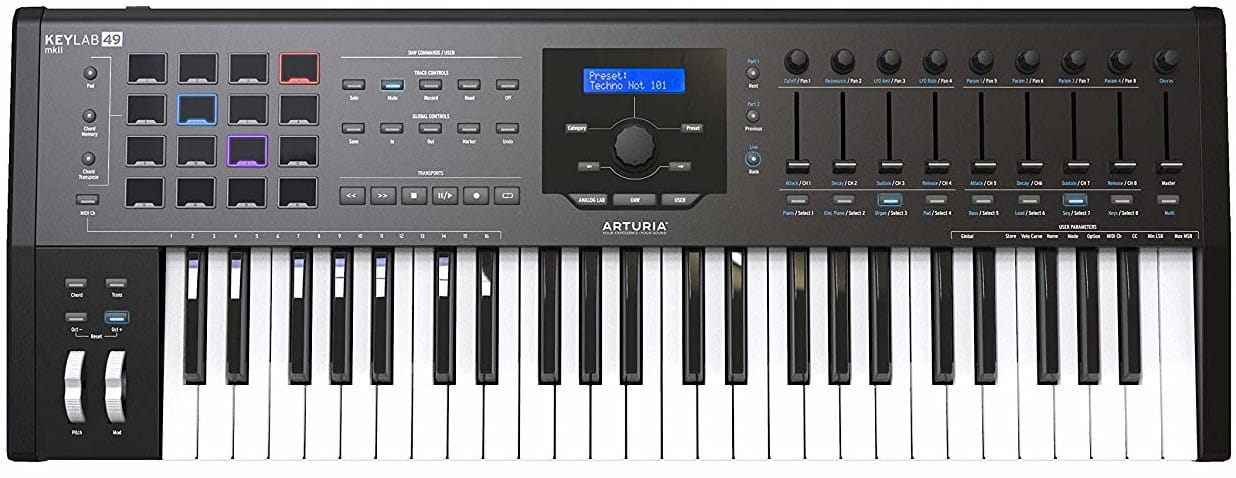 Klawiatura Sterująca - Arturia KeyLab 61 mk2 Black Klawiatura Sterująca - Arturia KeyLab 61 mk2 Black