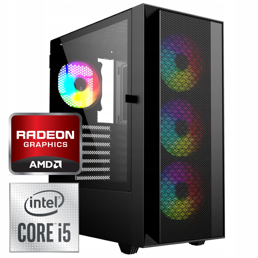Komputer Gamingowy i5-12400f/32GB RAM/2000GB SSD/RX 7800 XT Win 11 Komputer Gamingowy i5-12400f/32GB RAM/2000GB SSD/RX 7800 XT Win 11